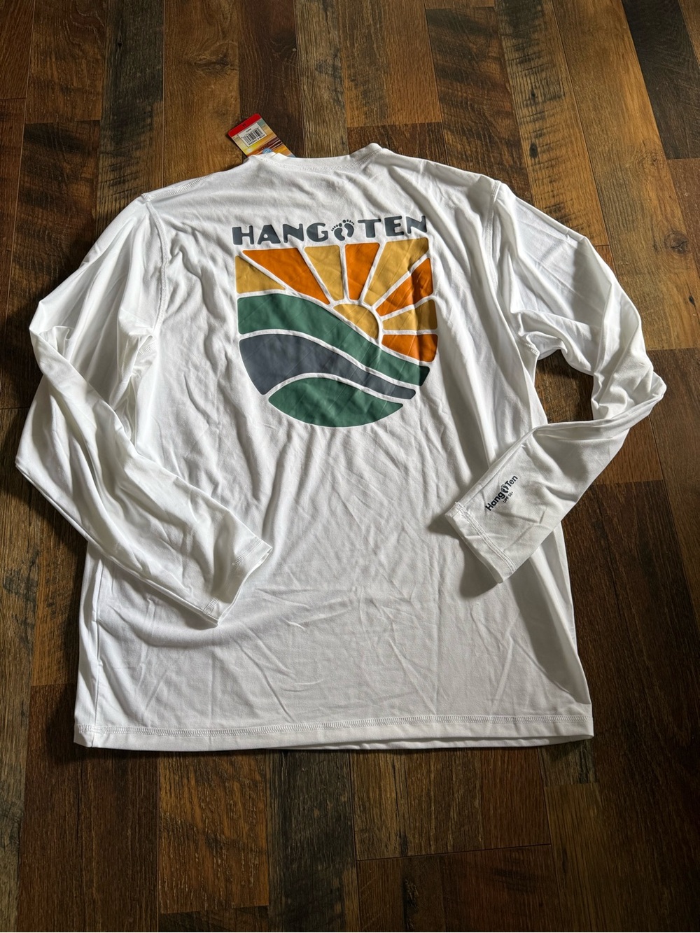 NEW Hang Ten Men's UPF 50+ Long Sleeve Sun Tee Size M